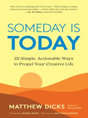 cover image of Someday Is Today
